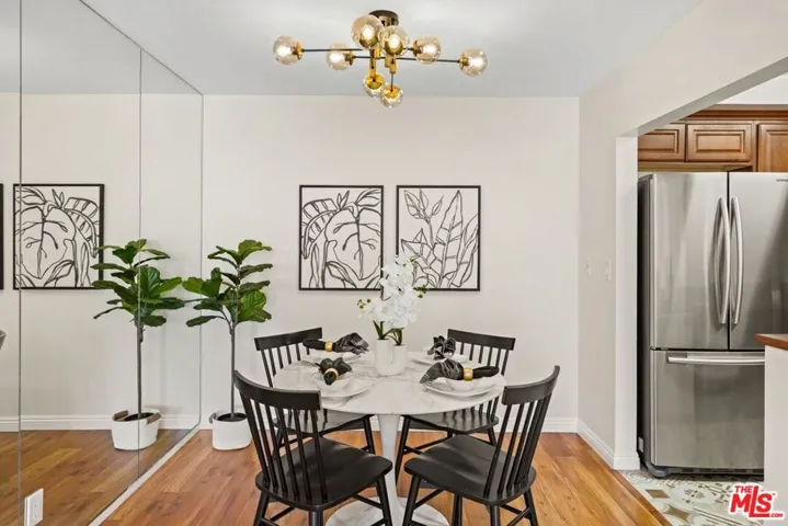Furniture is staged