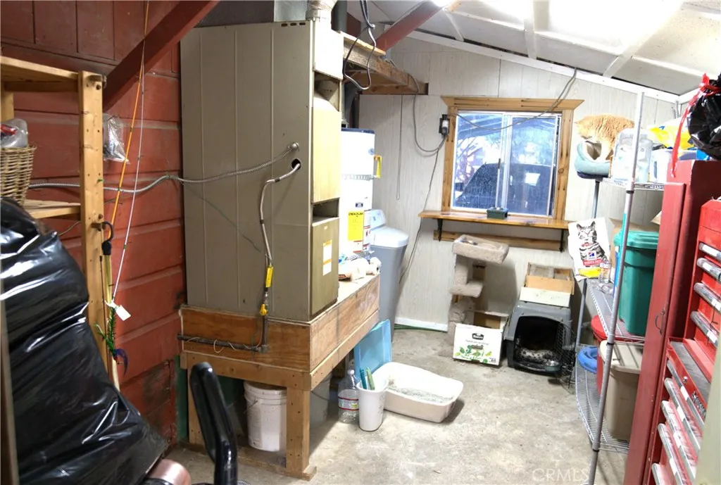 storage room, HVAC, waterheater