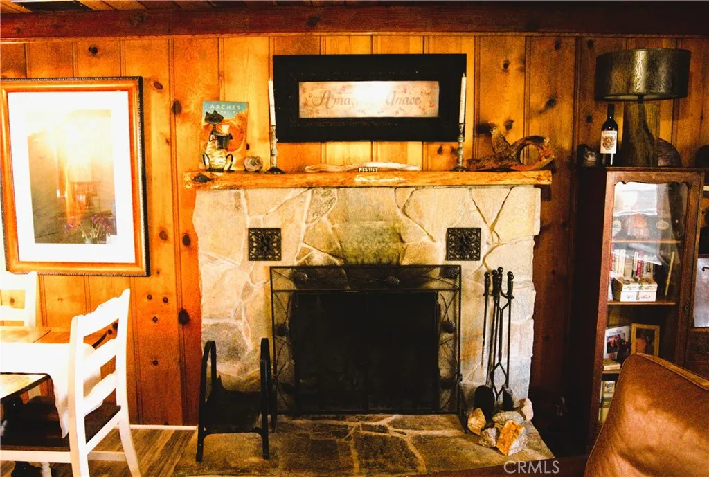 fireplace in living room