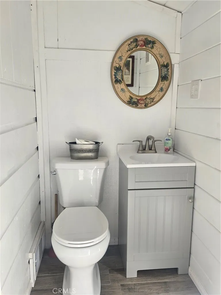 1/2 bath off back porch