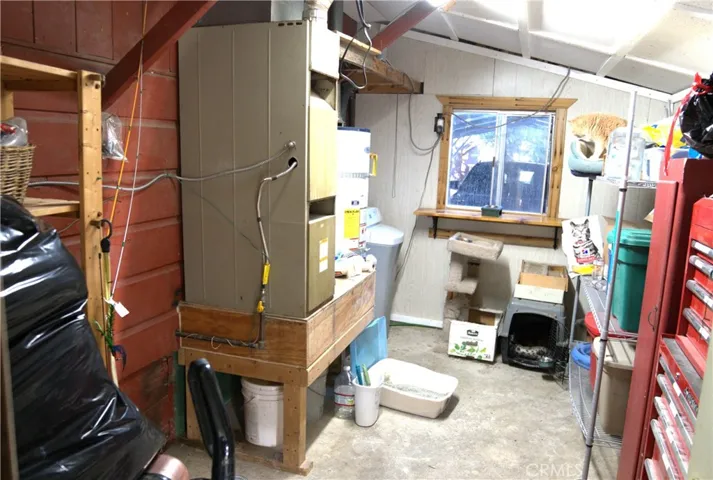 storage room, HVAC, waterheater