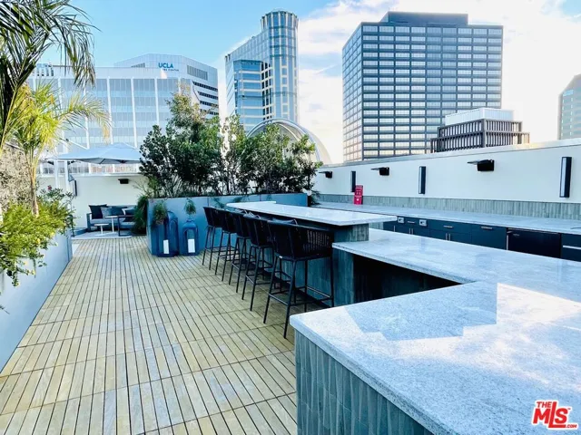Roof deck BBQ with full bar