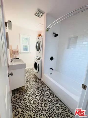 laundry + bathroom