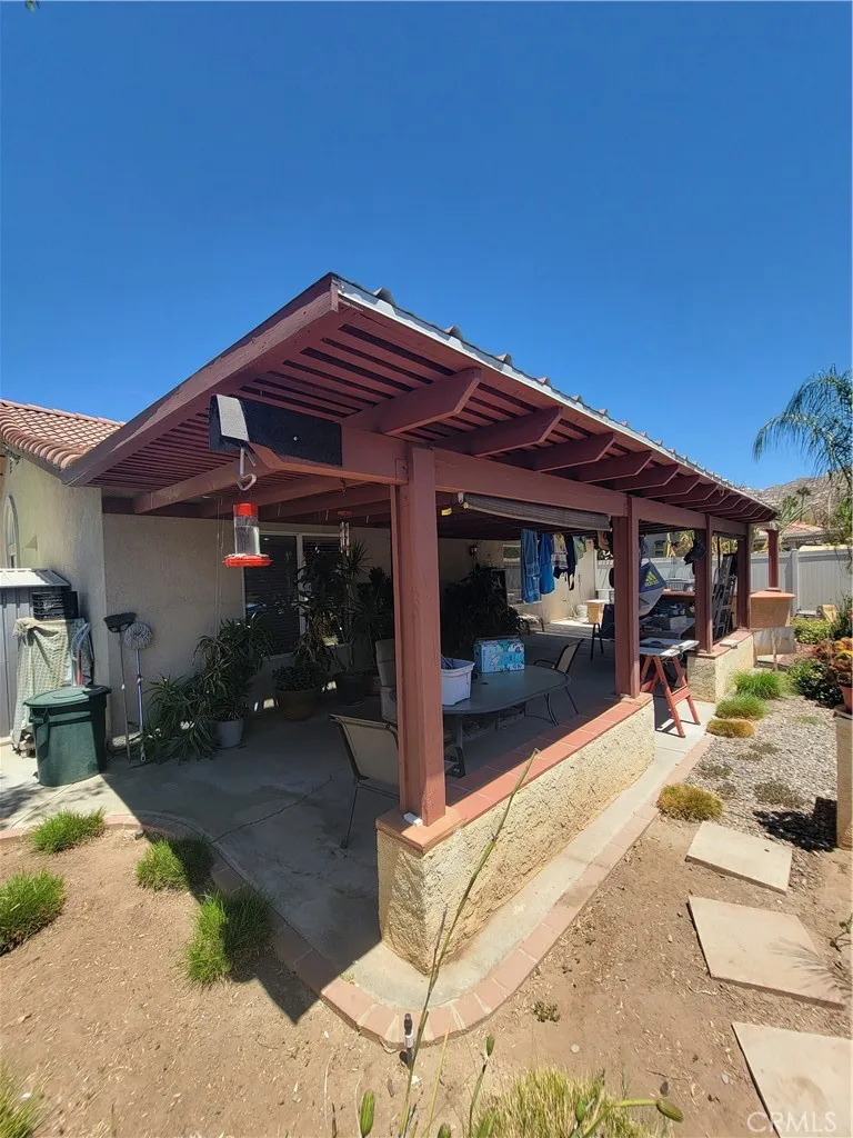rear covered patio