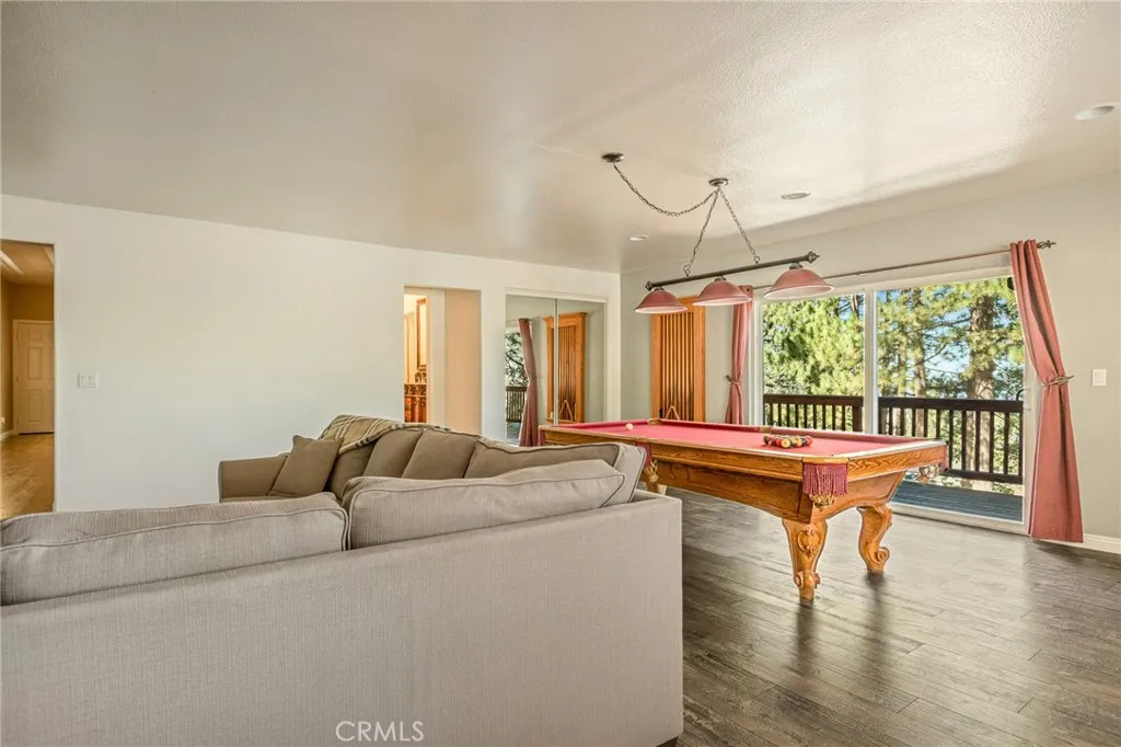 Large family room perfect for entertaining.