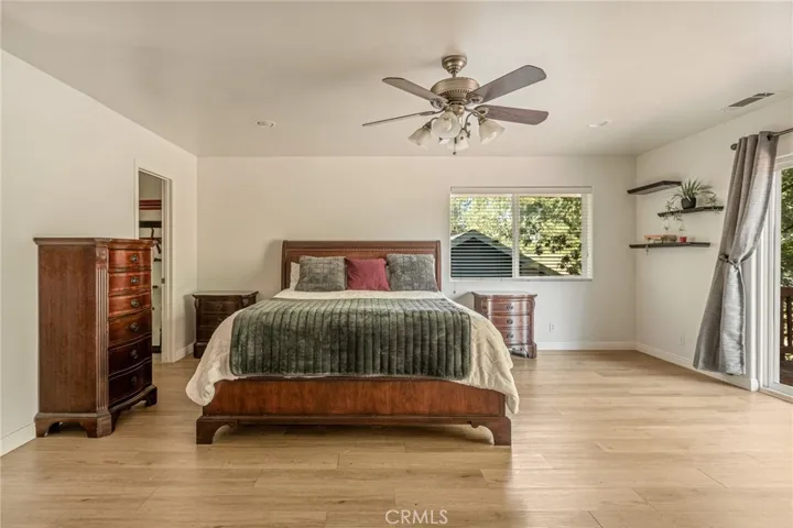 Main level primary bedroom.