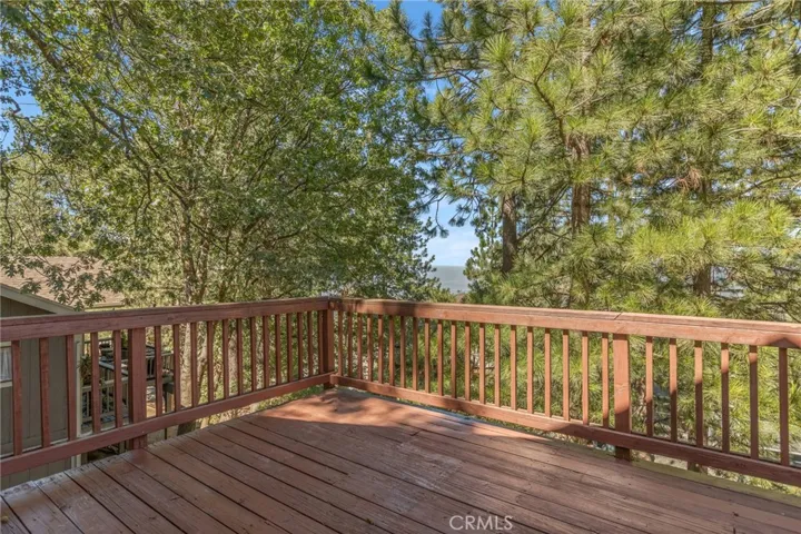 Large back deck