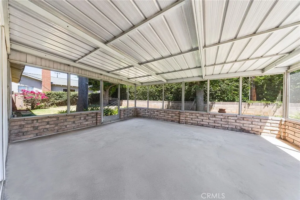 Covered patio