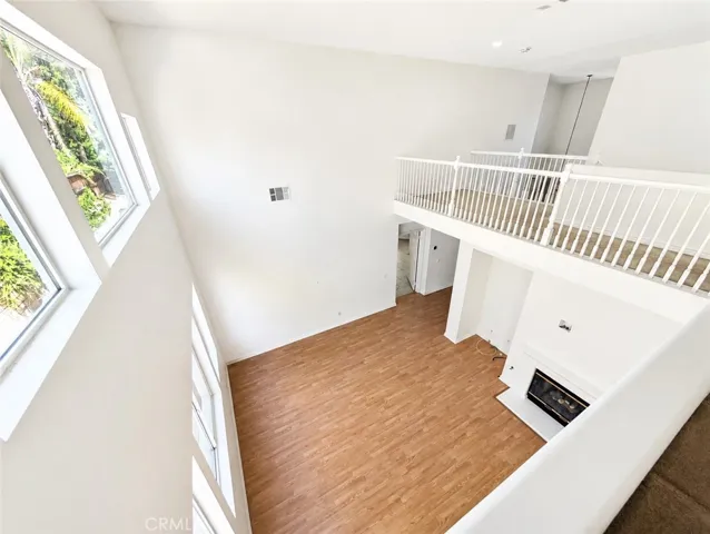 VIEW FROM LOFT TO FAMILY ROOM