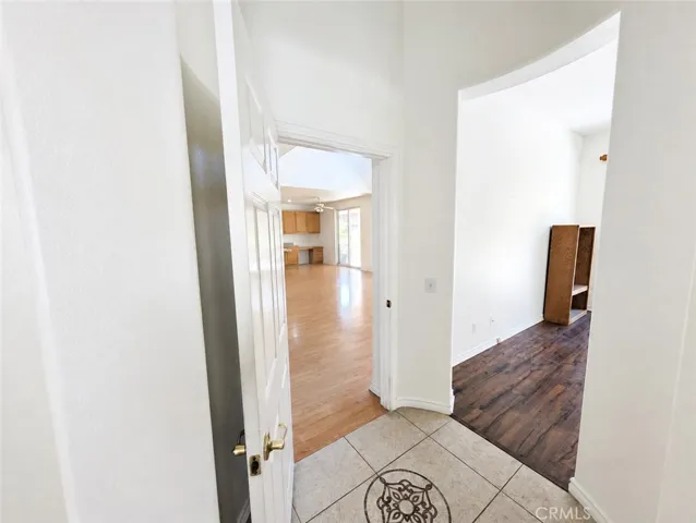 VIEW TO ENTRY WAY AT MASTER BATHROOM