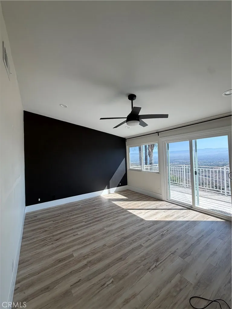 Primary bedroom with view