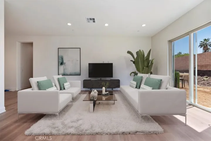 Virtually staged rendering
