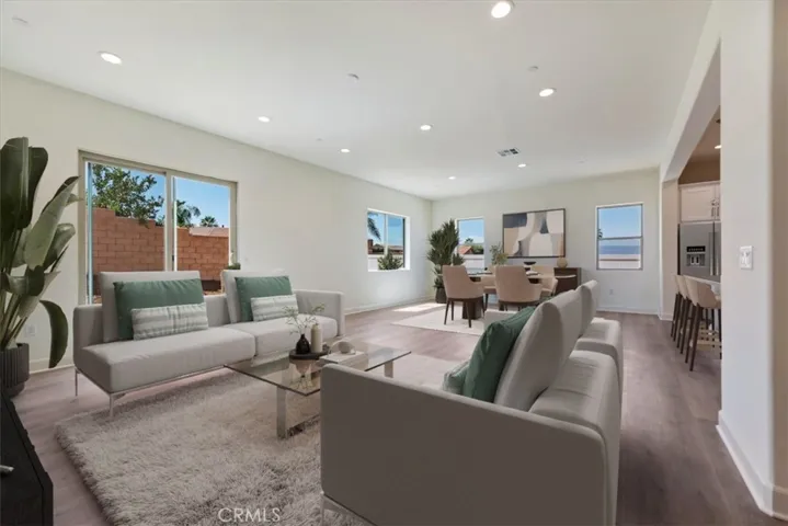 Virtually staged rendering