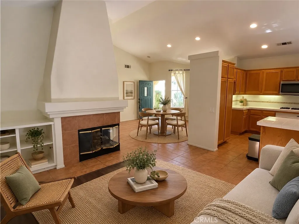 Digitally enhanced, with virtual furniture