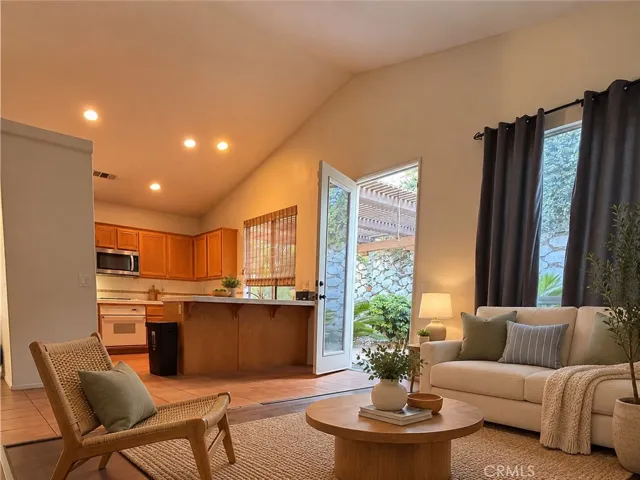 Digitally enhanced, withvirtual furniture