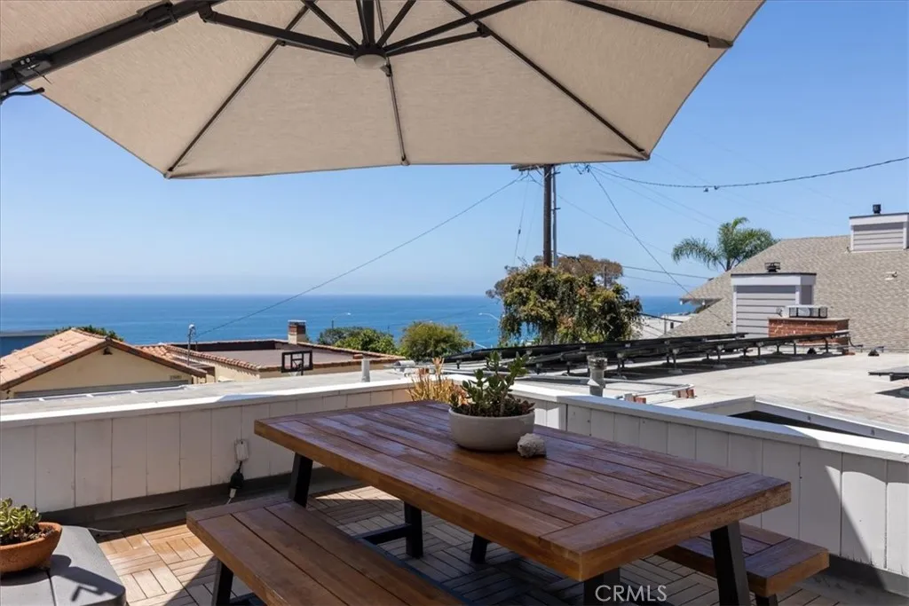 Ocean view deck