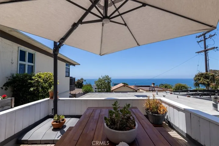 Ocean view deck