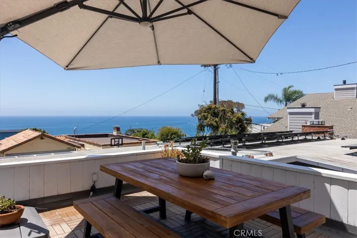 Ocean view deck