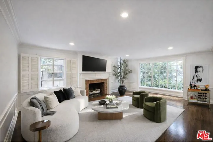 Virtually Staged Living Room