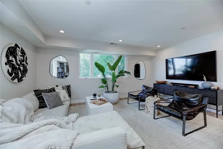 Living room of back unit.