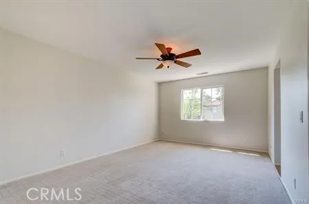 Ceiling fan in the Primary Bedroom