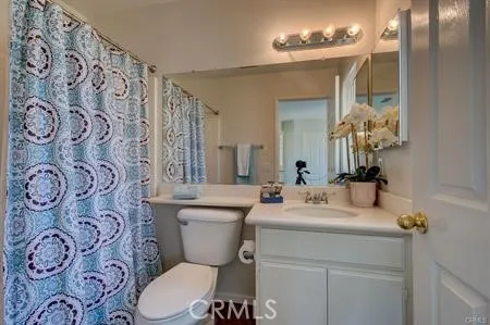 Shower over the tub in the 2nd bath
