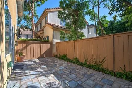Generous private patio