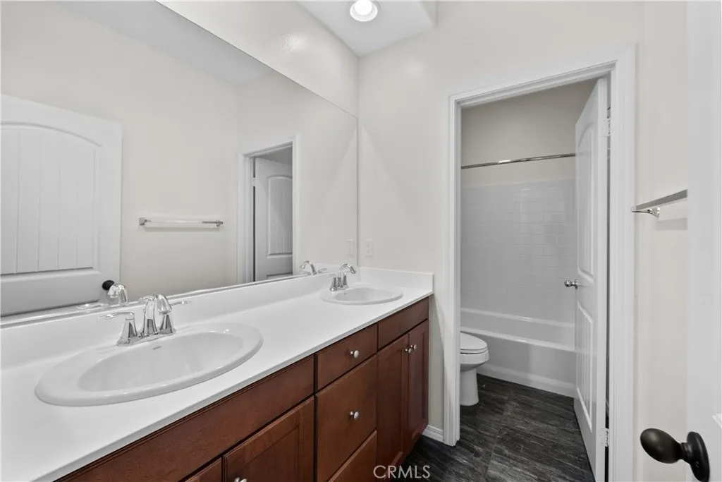 Second Level Hall Bath with Dual Sinks