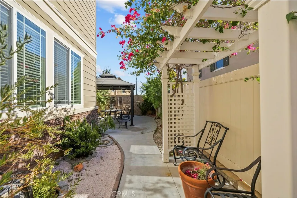 Flowering Gardens with Trellis