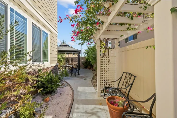 Flowering Gardens with Trellis