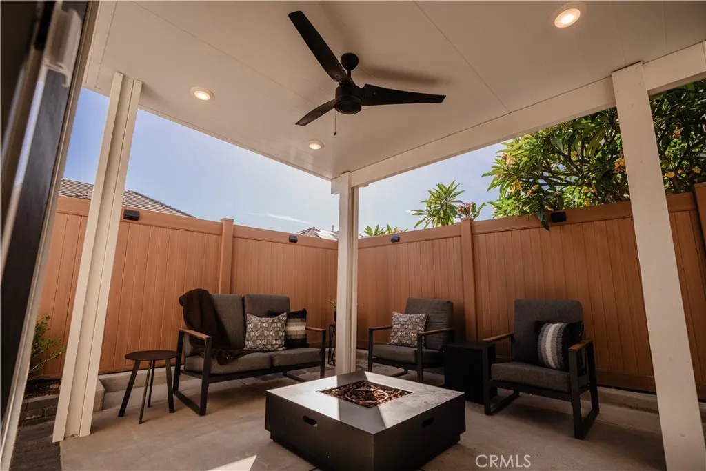 Covered patio