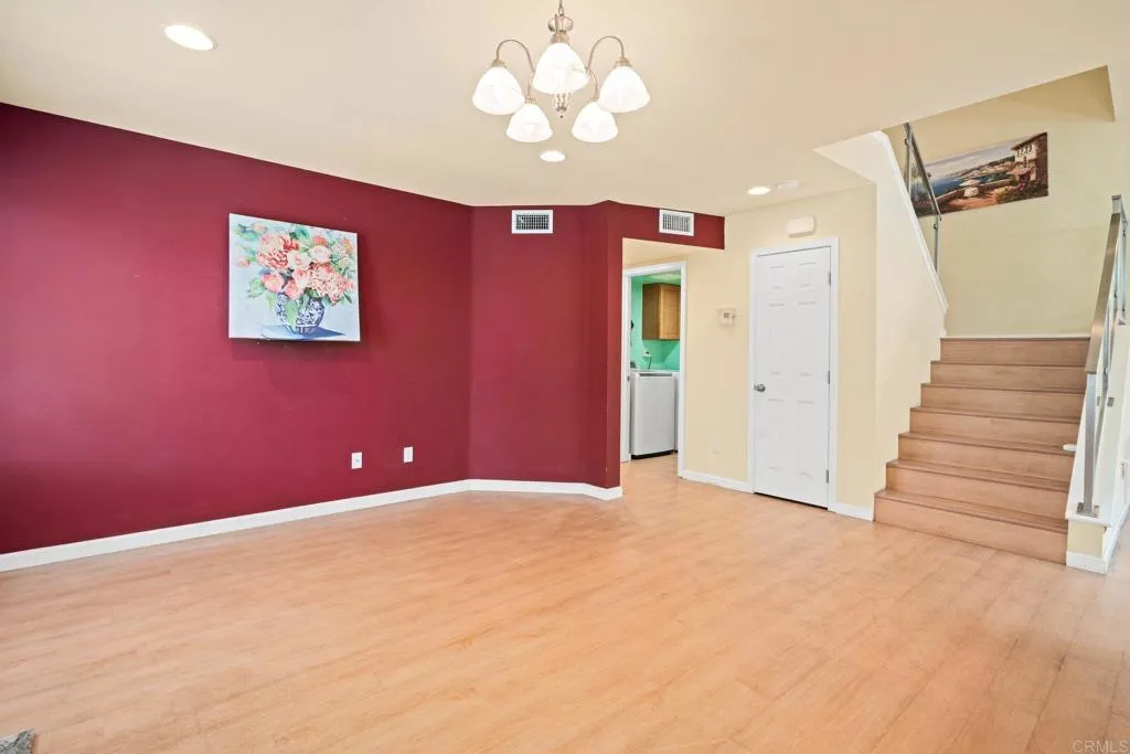 Family Room Toward Stairs & Laundry Room