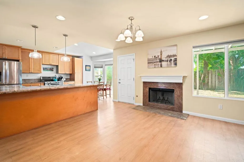 A Welcoming Fireplace