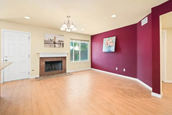 Family Room Adjoining the Kitchen