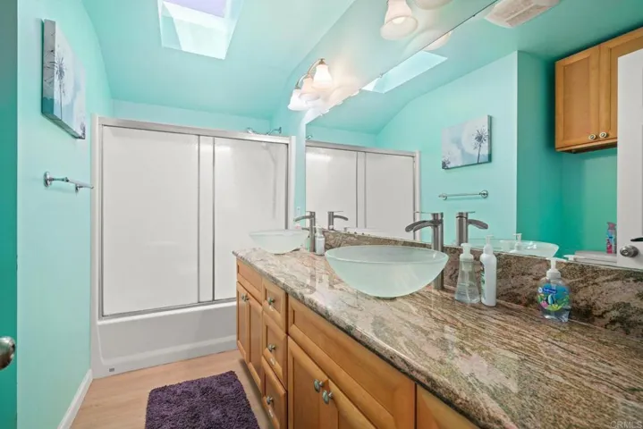 Upstairs Guest Bathroom w Dual Sinks