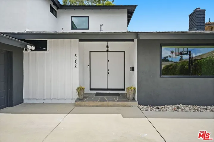 Double entry doors