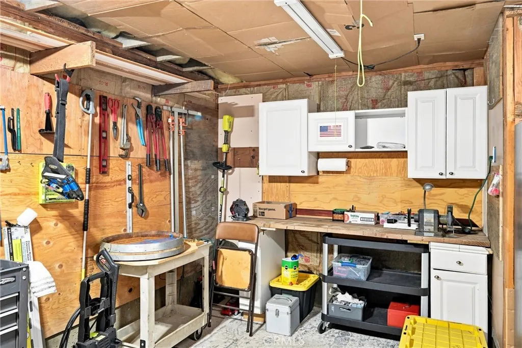 Under house workshop area