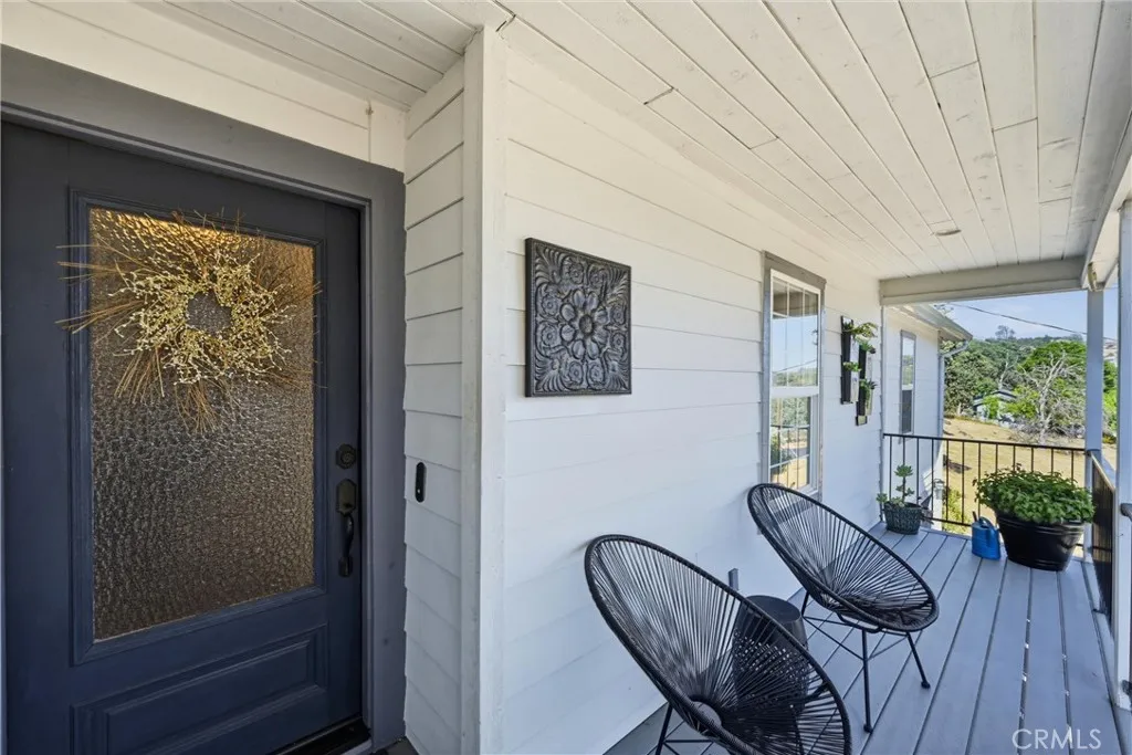 Covered front porch