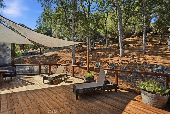 Private and serene backyard