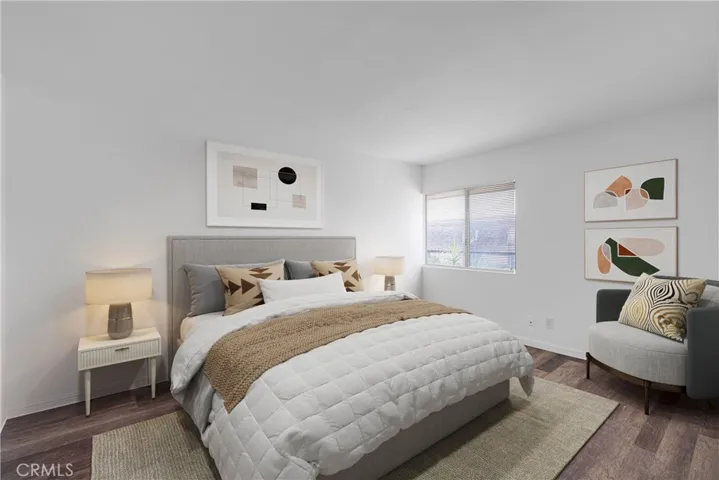 Primary Bedroom, Staged with Ai