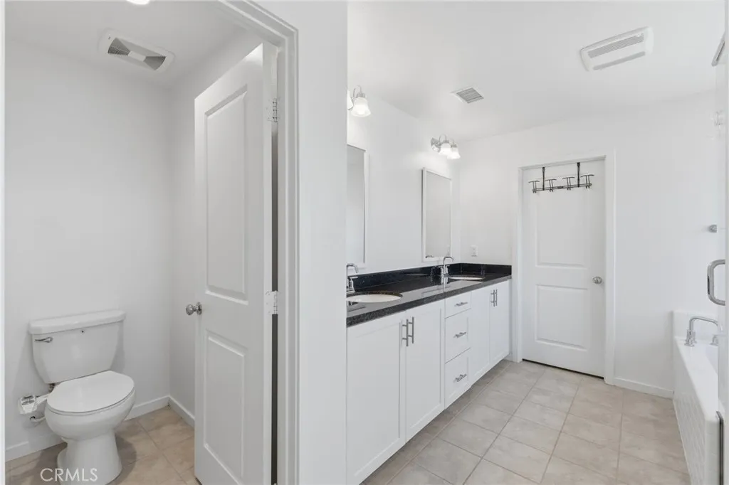 Primary bath with tub and shower