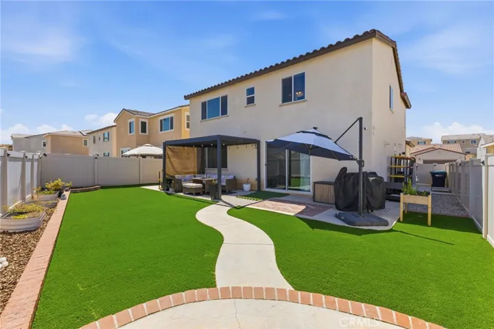 Beautiful, finished backyard
