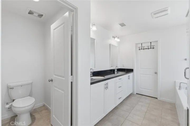 Primary bath with tub and shower
