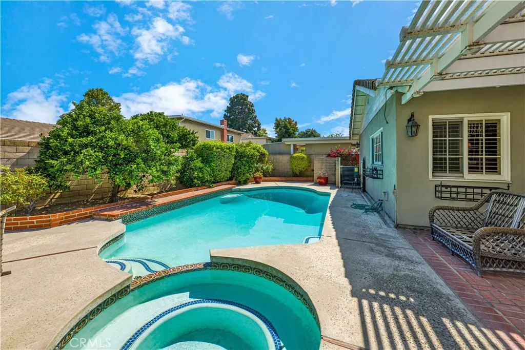 VIEW OF THE POOL & SPA