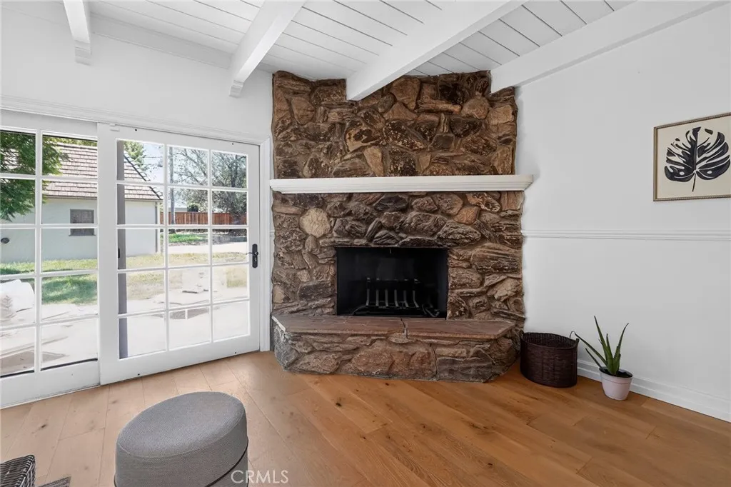 Family room fireplace