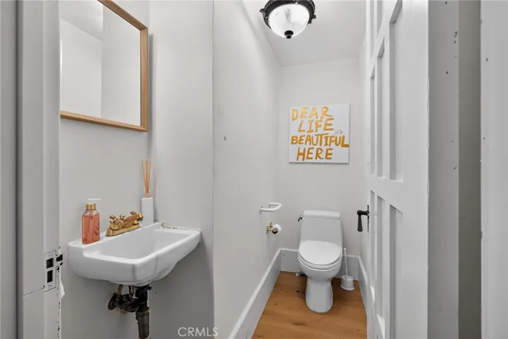 Downstairs half bath