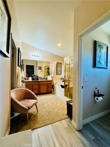 Primary Ensutie Bathroom Entrance