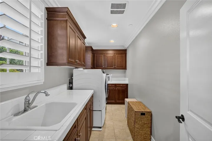 Upstairs laundry room