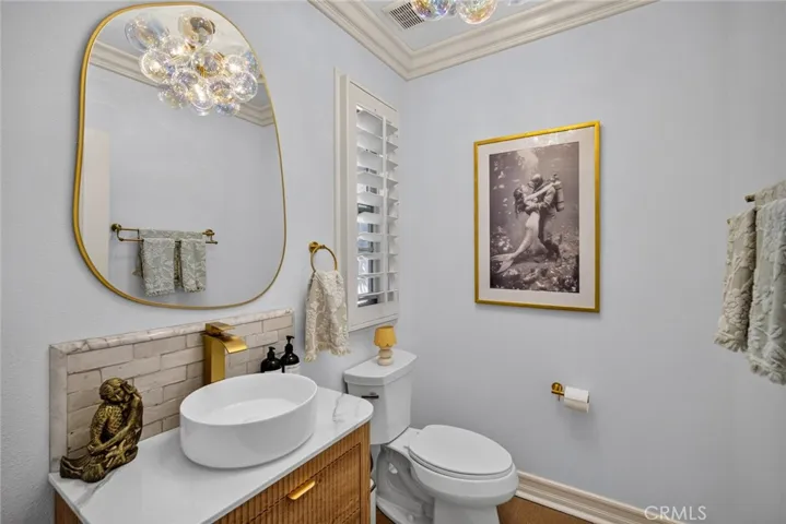 Downstairs powder room just remodeled