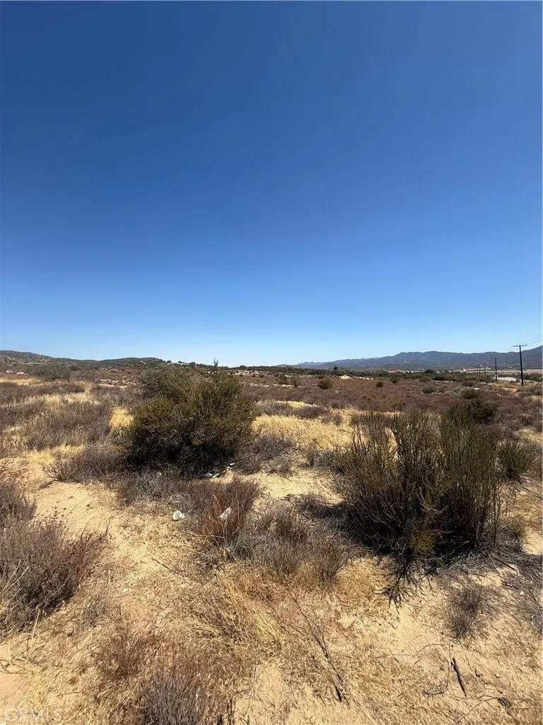 paved road on west side of property